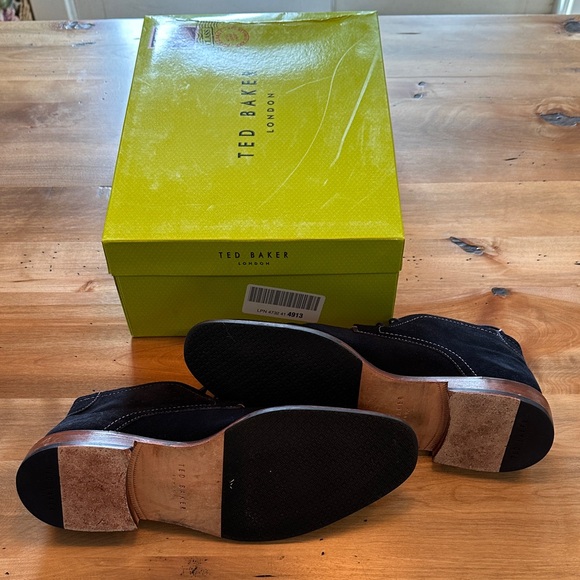 Elegant Blue suede LINNUS Boots for Men - Picture 5 of 6